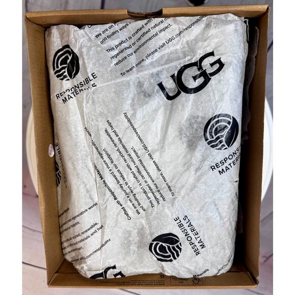 UGG Classic Ultra Mini Boots Black Suede Women’s Size 7 – New With Box - Picture 12 of 13